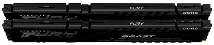 Kingston Kit 64GB (2 x 32GB) DDR5 6000MHz FURY Beast EXPO Negro 2R CL36 image number 2