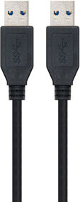 Cable USB 3.0 Nanocable USB-A M/M 2 M Negro image number null