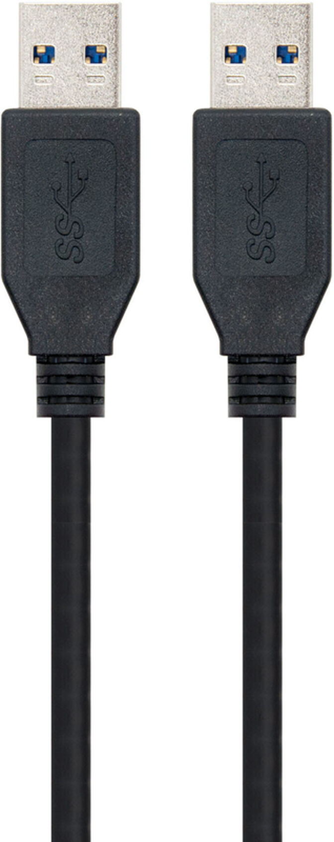 Cable USB 3.0 Nanocable USB-A M/M 2 M Negro image number 1