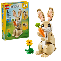 LEGO Creator 3-en-1: Conejo Blanco, 326 Piezas (31162)