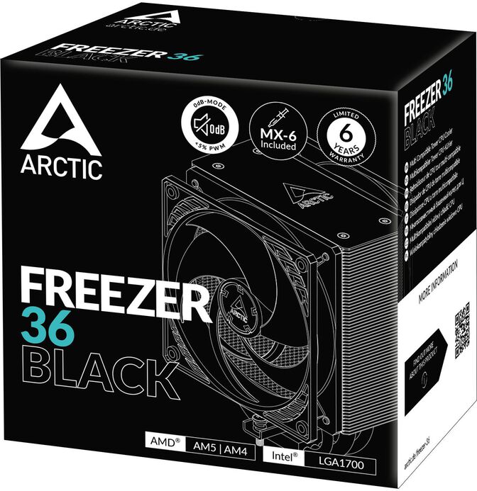 Ventilador CPU Arctic Freezer 36 Black - 120mm image number 5