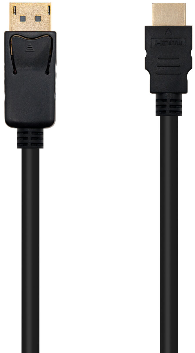 Cable Conversor NanoCable DisplayPort/M para HDMI/M 1 M Negro image number 1