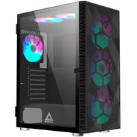 Caja ATX Montech X3 Mesh RGB Vidrio Templado Negro