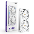 Ventilador NZXT F240X Perfomance RGB Single-Frame Blancas - Duplo Vent&iacute;lador 120mm (240mm) image number null