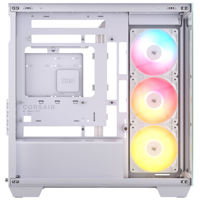 Torre Micro-ATX Corsair 2800X RS-R ARGB Blanco Cristal Templado image number 5