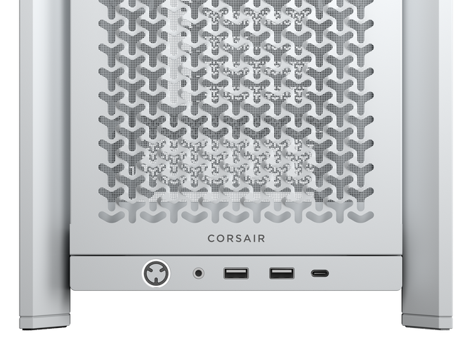 Torre ATX Corsair Frame 4000D Performance Blanco Cristal Templado image number 10