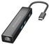 HUB USB Conceptronic 4-in-1  3x USB-A 3.0 C/ Adaptador Gigabit image number null