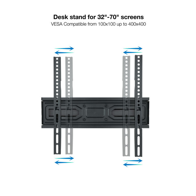 Soporte de Pared Tooq Inclinable 6 Pivotes 32" a 70" M&aacute;x. 40kg Negro image number 5