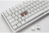 Teclado Mecânico Ducky Zero 6108 100% Pure White RGB Tri-Mode Connect MX2A-Red (ES) image number null