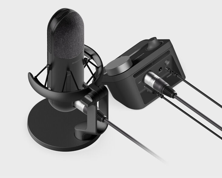 Micrófono SteelSeries Alias Pro XLR Negro image number 1