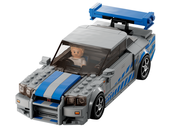 LEGO Speed Champions: 2 Fast 2 Furious Nissan Skyline GT-R (R34), 319 Piezas (76917) image number 5