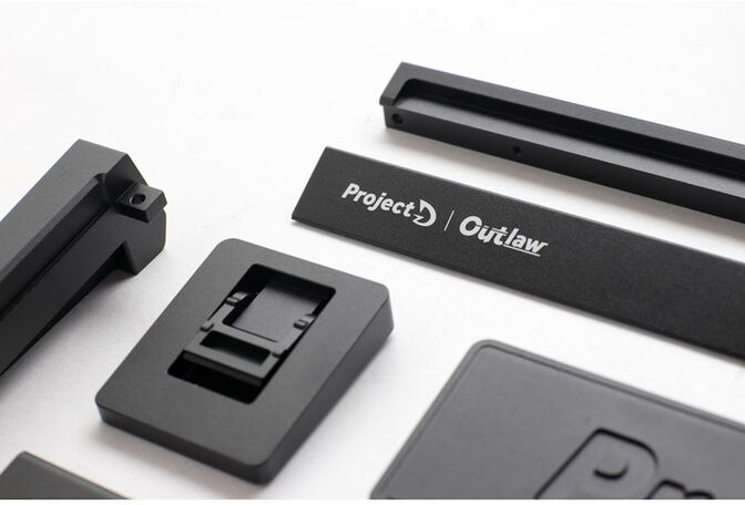 Kit de teclado DYI Ducky Outlaw 65 Negro (ES) image number 12