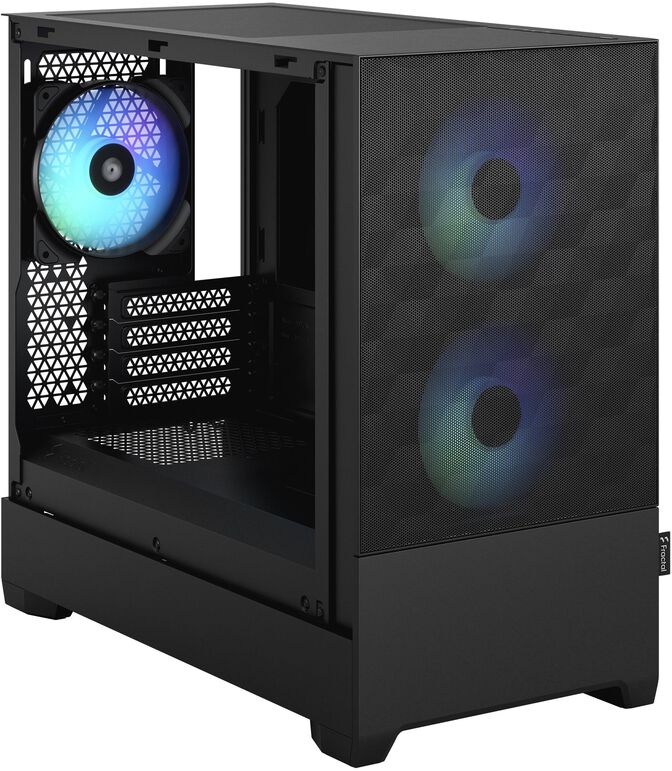 Torre Micro-ATX Fractal Design Pop Mini Air RGB Black TG Clear Tint image number 6