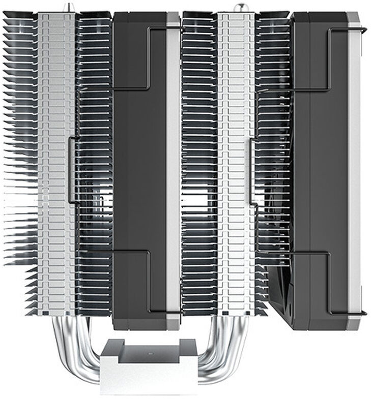 Cooler CPU Montech Metal DT24 Base 2x120mm image number 2