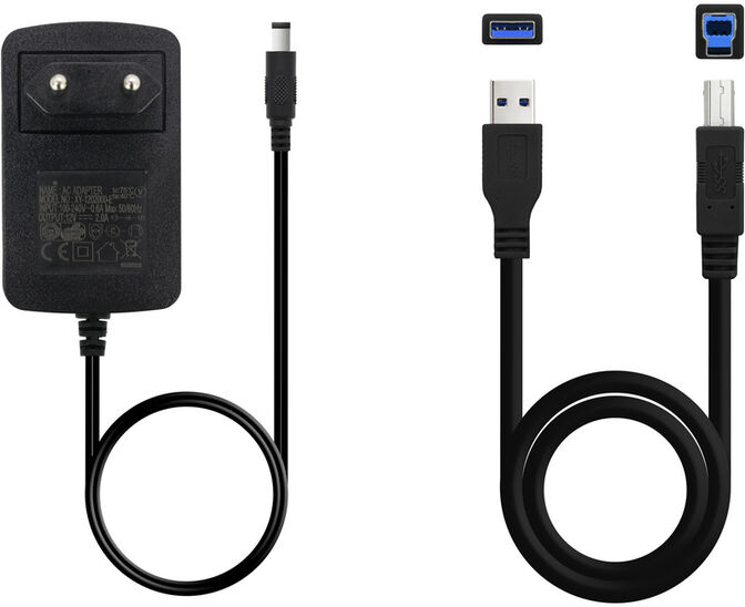 Dock Tooq para 2x SATA 2.5/3.5 OTB - USB 3.0 Blanco image number 3