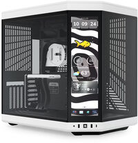 Caja ATX Hyte Y70 Touch Infinite Vidrio Templado Blanco/Negro