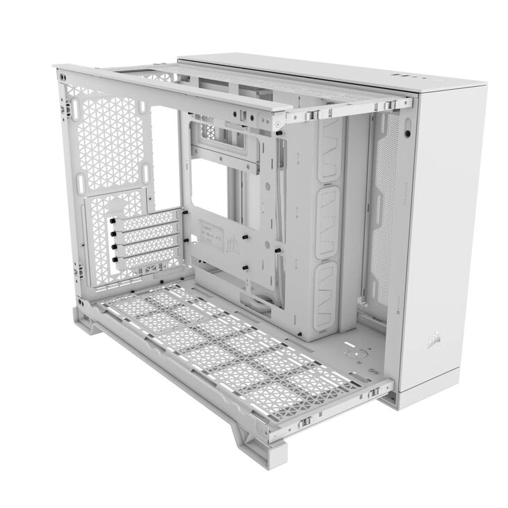 Torre Micro-ATX Corsair 2500D Airflow Blanco Cristal Templado image number 2