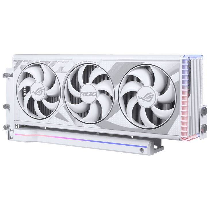 GPU Bracket vertical Phanteks+Cabo PCI-E 5.0 x16 Fita Riser 22cm Blanco image number 1