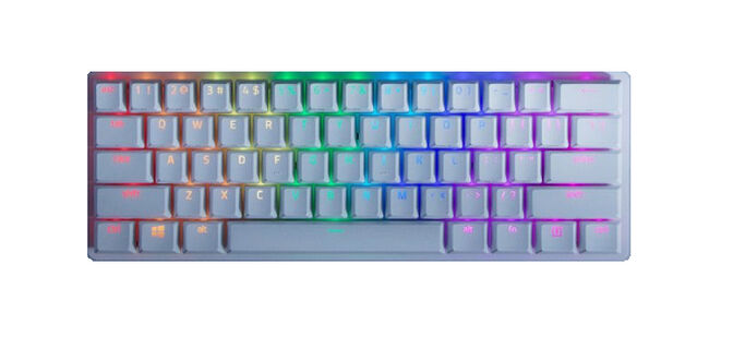 Teclado Razer Huntsman Mini Mercury Ed. RGB Red Switch (US) image number 0