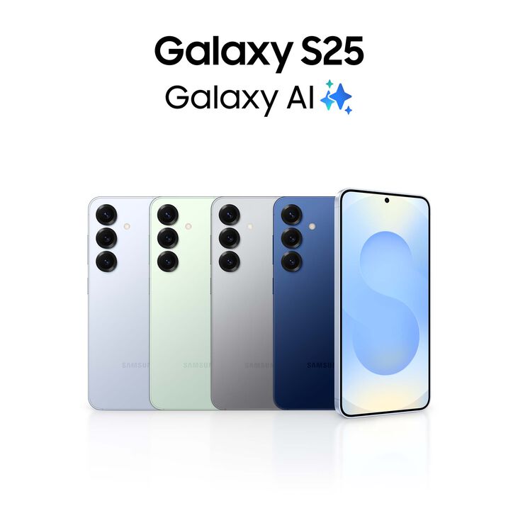 Smartphone Samsung Galaxy S25  6.2" (12 / 256GB) 120Hz Azul Hielo image number 2