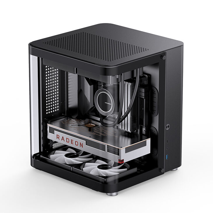 Caja Mcro-ATX Jonsbo TK-1 2.0 Vidrio Templado Negro image number 23