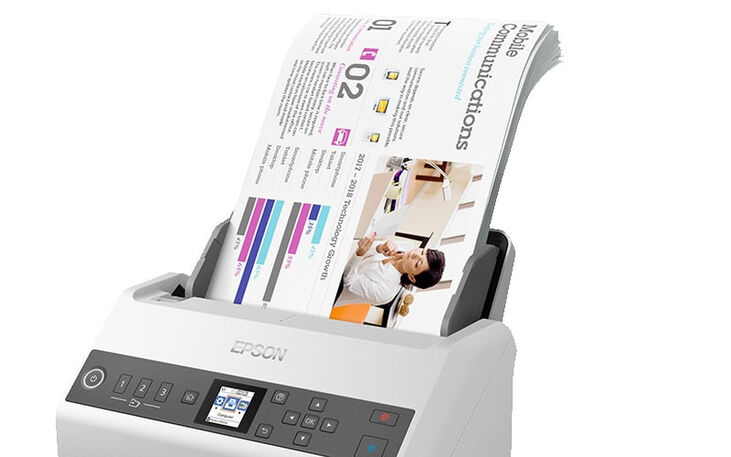 Escáner de Documentos Epson WorkForce DS-730N image number 2