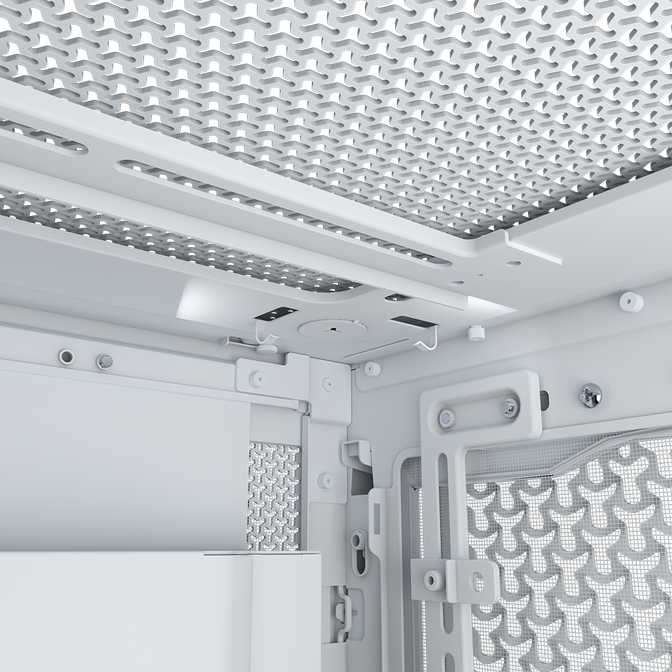 Torre E-ATX Corsair Frame 5000D RS Airflow Blanco Cristal Templado image number 11