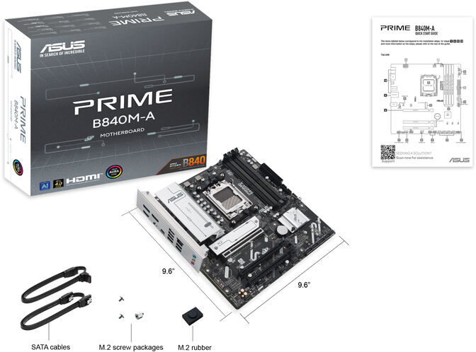 Placa Base Asus PRIME B840M-A-CSM image number 4