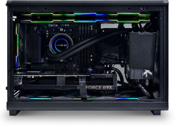 Caja Micro-ATX Lian Li x Dan Cases A3 Negra Madera image number 4