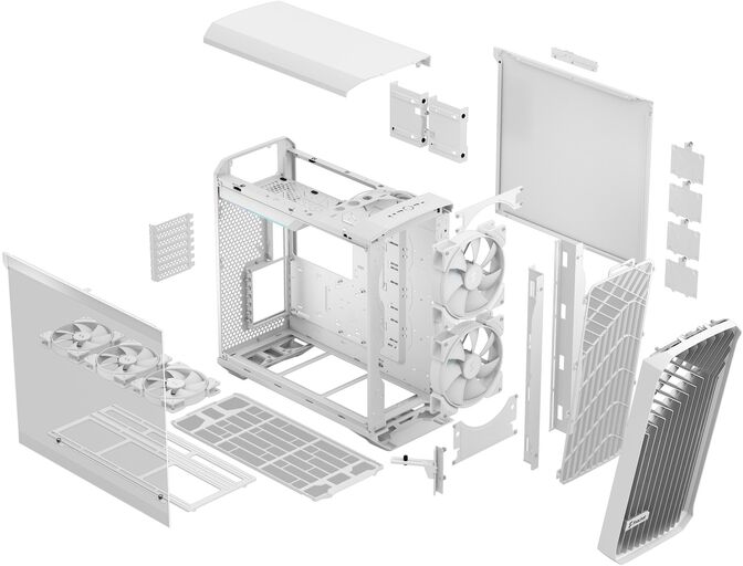 Torre E-ATX Fractal Design Torrent Black TG Clear Tint image number 3