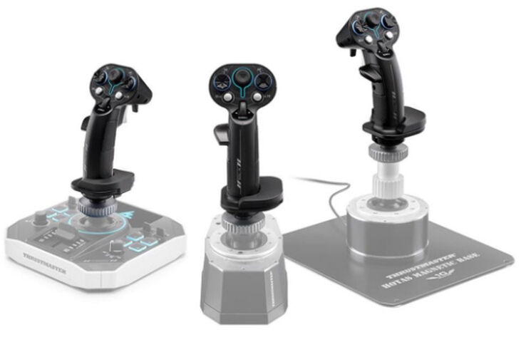Joystick Addon Thrusmaster SOL-R 3 H. E. A. R. T.  HOTAS Add-On PC image number 2