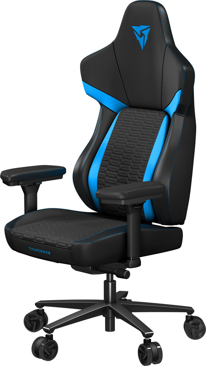 Silla Gaming ThunderX3 Core, Apoio lombar 360 graus - Racer Blue image number 3