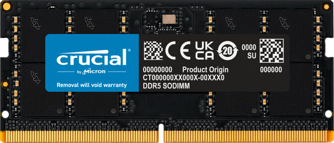Crucial SO-DIMM 48GB DDR5 5600MHz CL46 image number 0