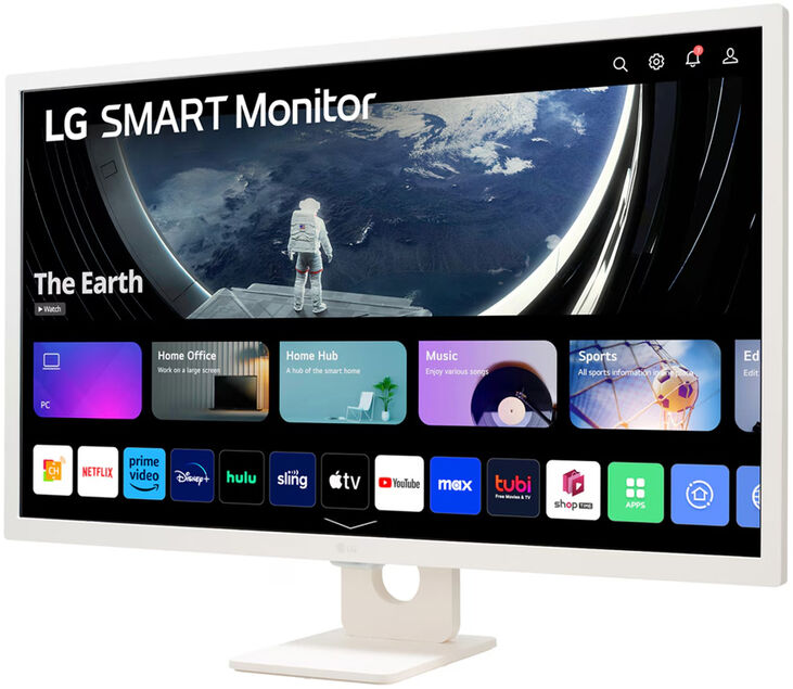 Monitor LG 32" 32SR50F-W IPS FHD Smart Monitor - Blanco image number 1