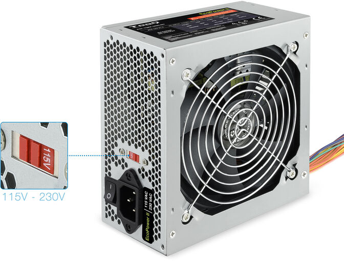 Fuente Alimentaci&oacute;n Tooq Ecopower II ATX 500W (S/Cable Alim) image number 4