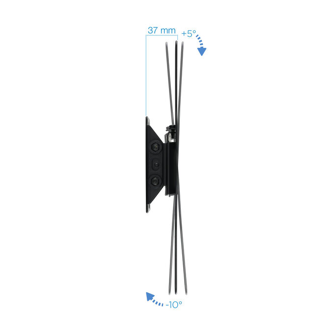 Soporte de Pared Tooq Tilt 23" a 42" 37mm Max. 35kg Negro image number 8