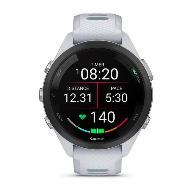 Smartwatch Garmin Forerunner 265S 42mm Branco/Verde image number 6