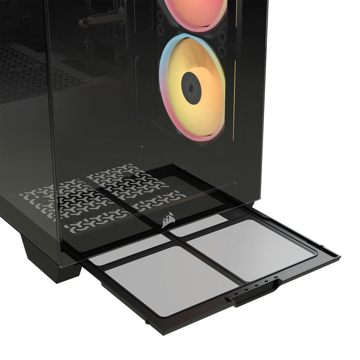 Torre E-ATX Corsair 3500X LXR Link RGB Negro Cristal Templado image number 16