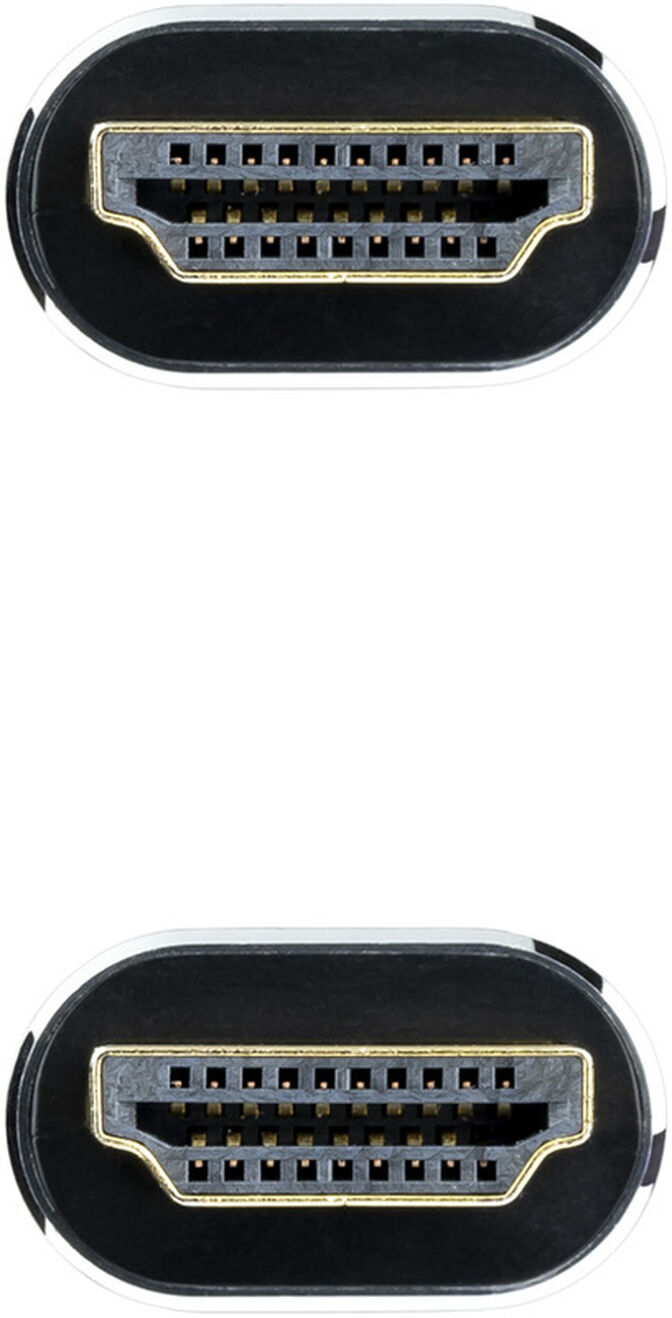 Cable HDMI V2.1 8K NanoCable IRIS USB-A M/M 1 M Negro image number 2