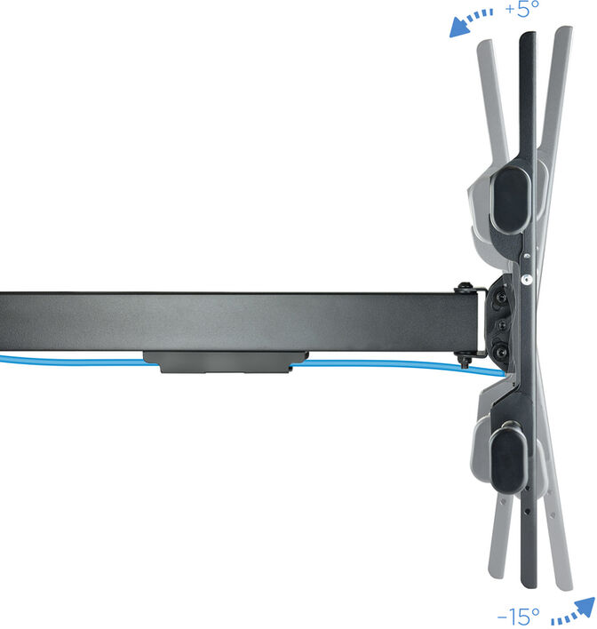 Soporte de Pared Tooq Tilt 43" a 80" Max. 50kg Negro image number 5