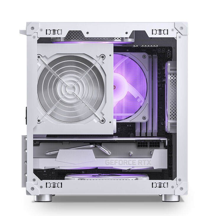 Caja Micro-ATX Jonsbo C6 Blanco image number 3