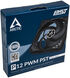 ARCTIC P12 PWM PST Carcasa del ordenador Ventilador 12 cm Negro image number null