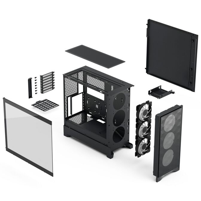 Torre ATX Fractal Design Pop 2 Air Black TG RGB image number 4