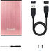 Caja Externa HDD Tooq 2.5" SATA (9,5mm) - USB 3.0/3.1 Gen 1 Rosa Metalizado image number null