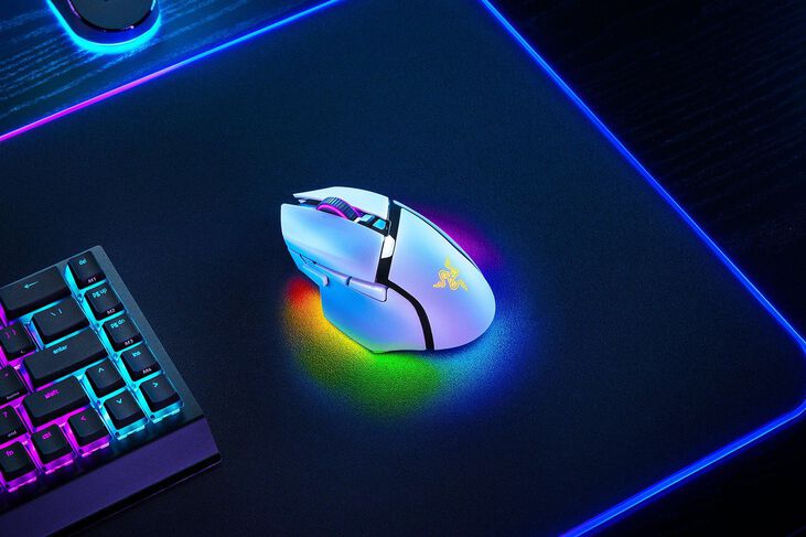 Ratón Razer Basilisk V3 Pro 35K RGB 35000DPI Wireless/Bluetooth - Mercury image number 3