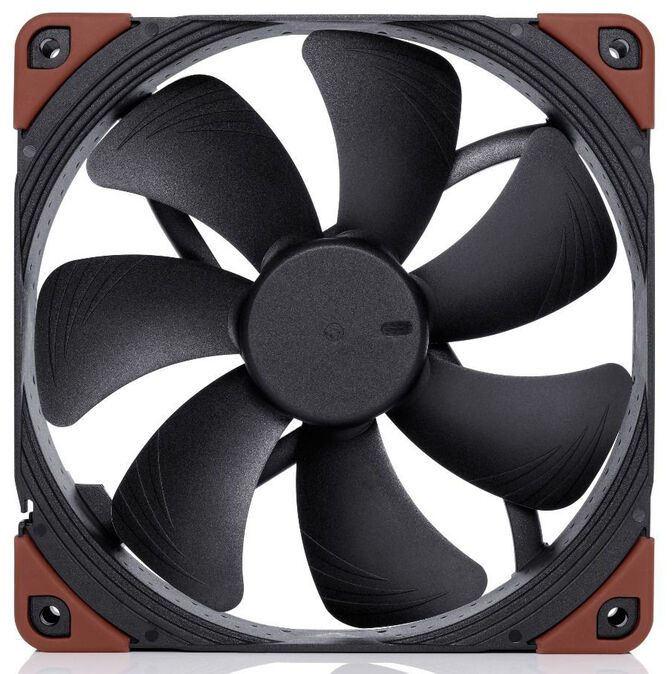 Noctua NF-A14 Carcasa del ordenador Ventilador 14 cm Negro, Marr&oacute;n 1 pieza(s) image number 0