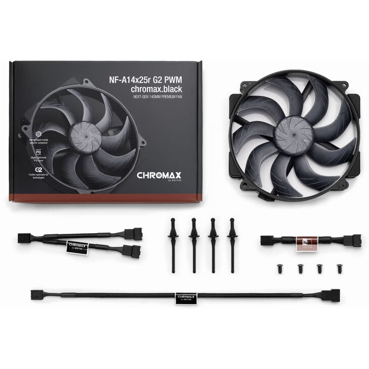 Ventilador Noctua NF-A14r G2 PWM Chromax LCP 140mm image number 7