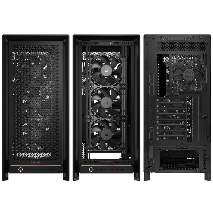Torre E-ATX Corsair Frame 5000D RS Airflow Negro Cristal Templado image number 7