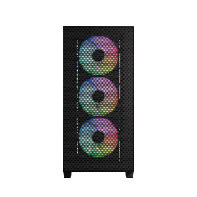 Caja Micro-ATX Aerocool B310A Flow ARGB Vidro Temperado Preto image number 2