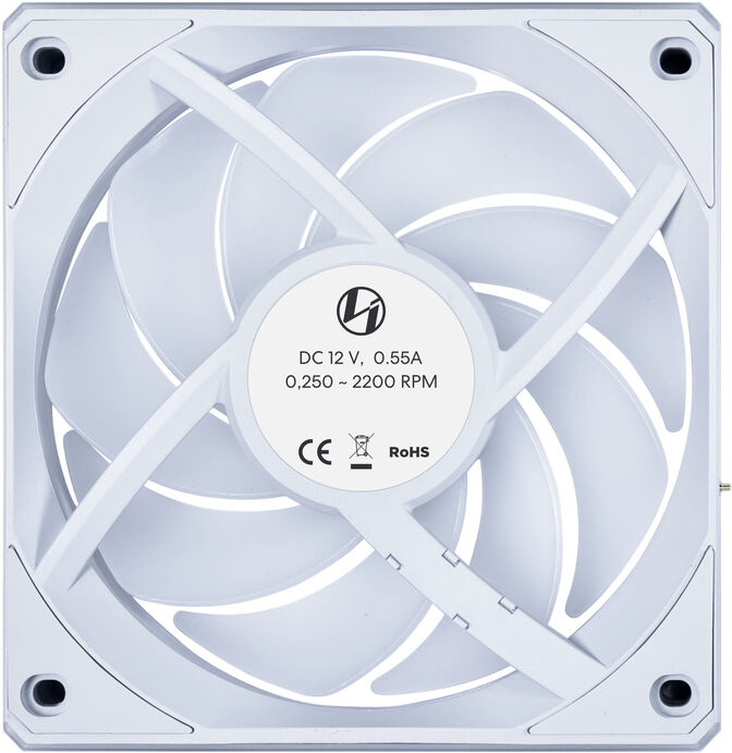 Ventilador Lian Li UNI FAN CL120 Wireless RGB PWM Blanco 120mm (Pack 3) image number 5